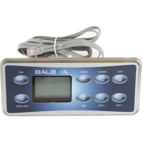 Balboa VL801D topside keypad Overlay, 8 button display panel work with GS523, VS and GS systems 500DZ