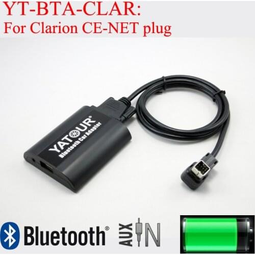 Yatour Bluetooth car radio MP3 player with phone call hands free kit for Clarion CE-NET radios