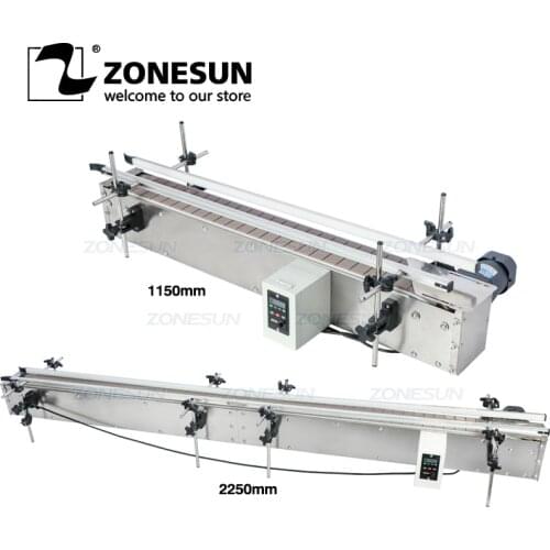 ZONESUN ZS-CB115 Custom Automatic Chain Conveyor Belt For Production Line