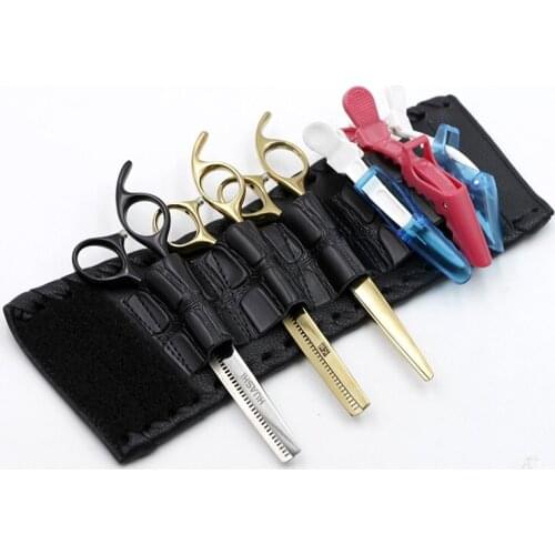 1PCS Hairdresser Haircut Waterproof Multi-function Hair Cutting Kit Storage Self-adhesive Durable Scissors Bag Barber Tools
