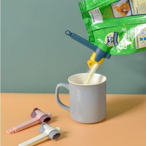 Plastic Seal Pour Food Storage Bag Clip Snack Sealing Clip Keeping Fresh Sealer Clamp Helper Food Saver Travel Kitchen Tools