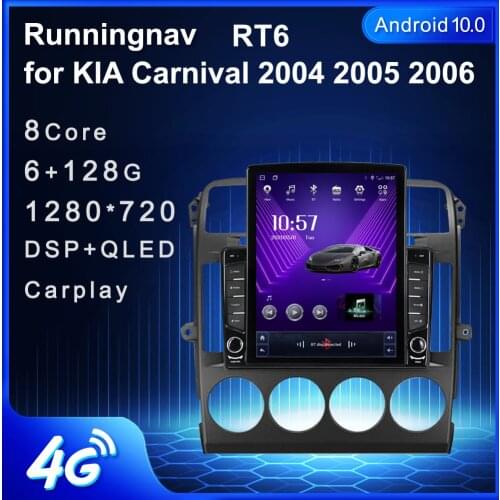 9.7" Android 10.1 For Kia Carnival 2002-2006 Tesla Type Car Radio Multimedia Video Player Navigation GPS