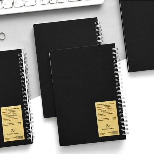 A5 B5 Coil Notebook Lined Blank Grid Paper Spiral Book Journal Diary Sketchbook For School Office Supplies Stationery