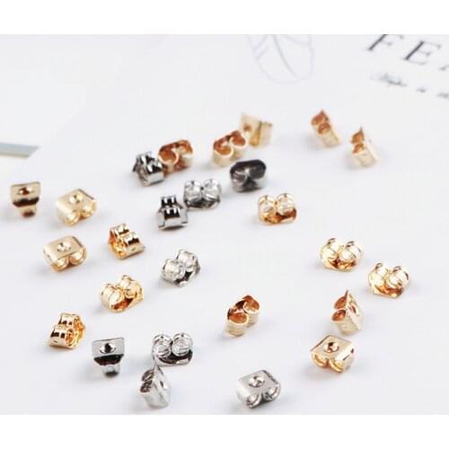 DIY Jewelry Findings Curved Shape Metal Alloy Fashion Clip Earring Clips 200Pcs/Lot 4*5MM Wholesale Metal Ornament Accessories