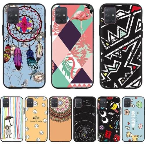Dirt-resistant New Phone Case For Samsung Galaxy A71/SM-A715F Black Case Waterproof Anti-knock