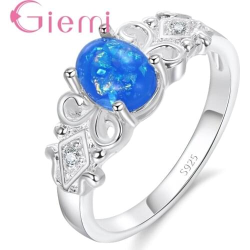 Hot Sell FAshion Silver Jewelry Rings For Ladies Elegant Shape Exquisite Craft Best Gifts For Ladies Girls