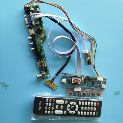 Kit For M170EG01 1280x1024 Monitor Driver LED VGA USB HDMI Controller Board 2 lamps Screen Panel Audio AV TV LCD LVDS Display