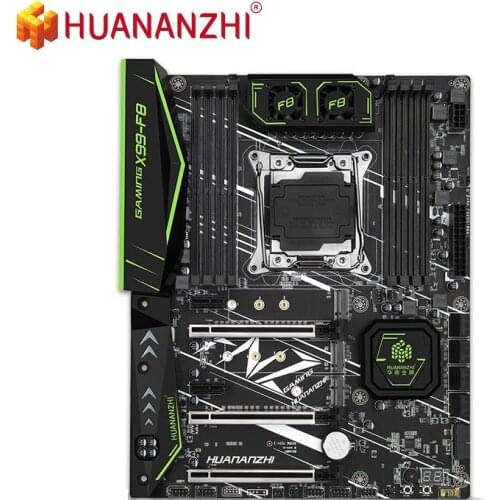 HUANANZHI X99-F8 Motherboard Intel XEON E5 LGA2011-3 All Series DDR4 RECC NON-ECC memory NVME USB3.0 ATX Server workstation ATX