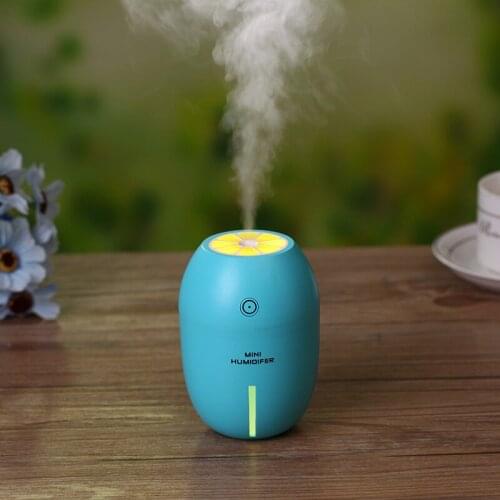 180ML Mini Lemon Humidifier LED Light USB Portable Air Diffuser Purifier diffuser difusor de aroma mist maker fogger for Home