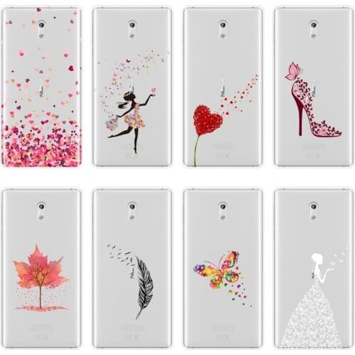 Black Heart Girl Love Shoes Butterfly Aesthetic Phone Case For Nokia 7 Plus X6 Soft Silicone Back Cover For Nokia 8 6 5 3 2 1