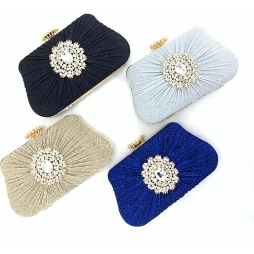 N7MF Diamante Crystal Wedding Prom Purse Clutch Handbag Bag Evening Clutch Bag Coin Purse Wedding for Formal Party Attractive