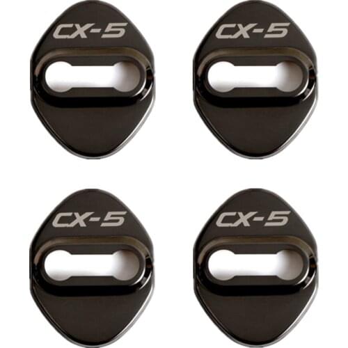 Door Lock Decoration Protection Cover case for Mazda 3 mazda 6 CX 5 CX-5 CX3 323 Axela Atenza accessories car styling