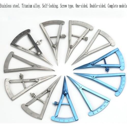 Cosmetic plastic eye gauge instrument double eyelid embedding surgery design positioning measuring ruler eye measuring compass