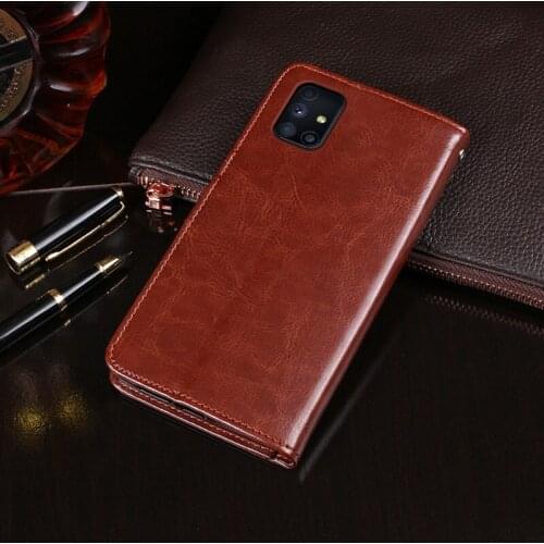 For Samsung Galaxy M51 Luxury Wallet Stand PU Flip Leather Case For Samsung Galaxy A42 Case Bag