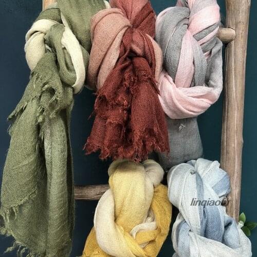 Wool gradient scarf fabric, soft and warm autumn and winter with shawls