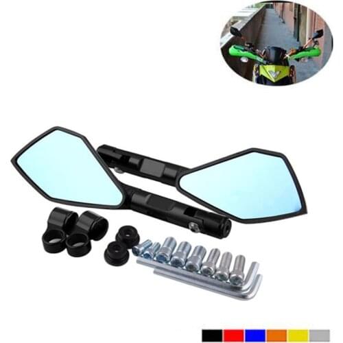 Universal Motorcycle Rearview Mirror moto CNC Side Mirrors For YAMAHA ys 150 tmax 530 tdm 850 fz6n mt10 c8 nmax 155 fazer8 etc