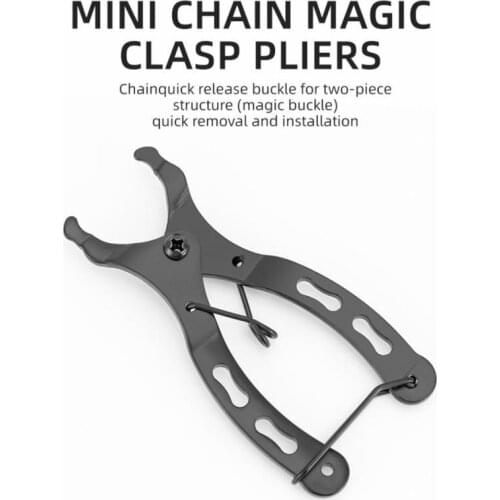 Bicycle Open Close Chain Link Pliers Mini Mountain Bike Quick Removal Install Plier Chain Clamp Repair Tools Buckle Pliers