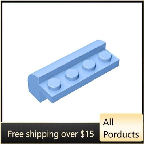 10PCS High-Tech Assemble Particle 6081 4x2x11/3 Curved Building Blocks Kit Replaceable Part Toys For Children Gifts