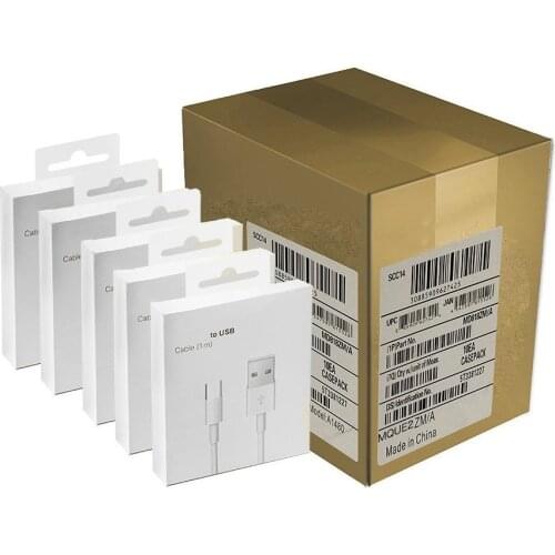10pcs 3ft usb c to 8 pin charger cable for iphone 12 11 pro max fast charging cable cord With original box