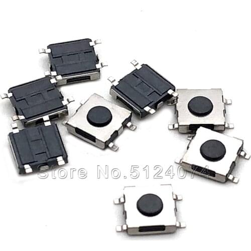 100pcs/lot 4.5*4.5*1.5 touch switch 4pin SMD micro/key switch contact 4.5x4.5x1.5mm