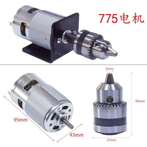 12v DC mini bench drill electric grinder motor high power model DIY electric drill grinding polishing drilling cutting