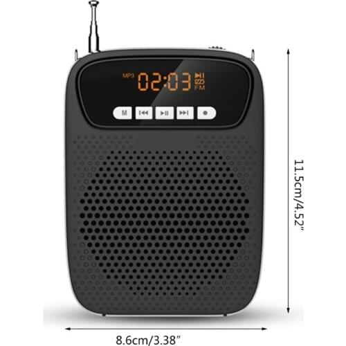 15W Lightweight Portable Rechargeable Mini Voice Amplifier with Headset Micropho