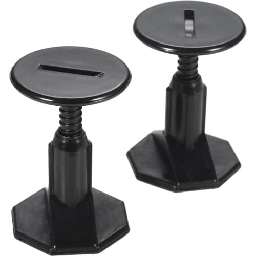 2Pcs Black PVC Surfboard Leg Rope Leash Plug Screw for SUP and Stand Up Paddle Board Soft Foam Surfboard Body Board Surfing