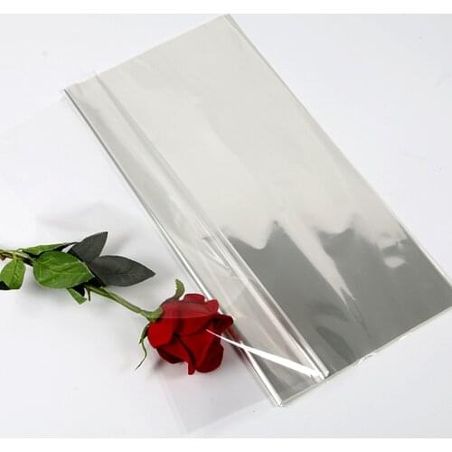 50piece Clear Cellophane Roll Packing Cello Plastic Film Paper Candy Cake Cookie Packaging And Craft Gift Flower Floral Wrapping