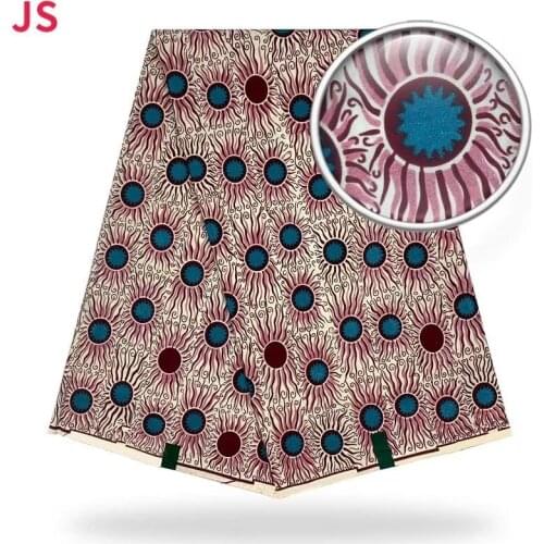 African Ankara Fabric Original High Quality pagne Wax Print Fabric Printing 100% Cotton African Nigerian Real pagne Wax Dress