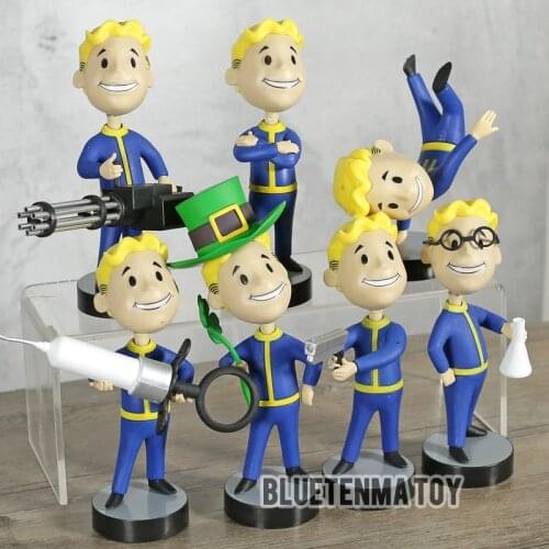 Fallout 4 Vault Boy Bobbleheads Series 2 PVC Action Figure with box Kids Toy Christmas Gifts