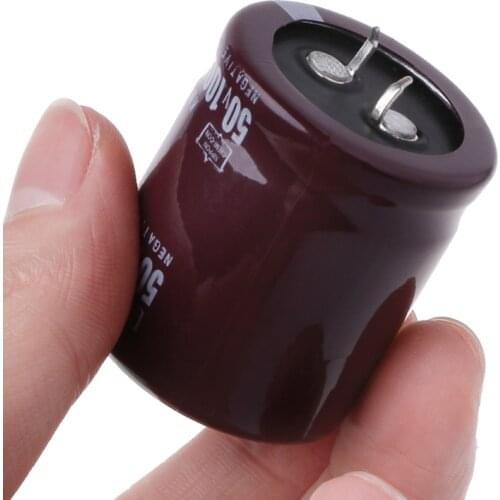 10000uF 50V 105°C Power Electrolytic Capacitor Snap Fit Snap In N1HF