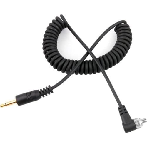 Hot Sale PC-3.5mm 3.5 mm Male PC Sync Flash Cable Camera PC Line 32-100cm
