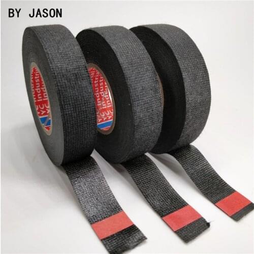 15meters New Tesa Type Coroplast Adhesive Cloth Tape For Cable Harness Wiring Loom Width 9/15/19/25/32MM Length15M