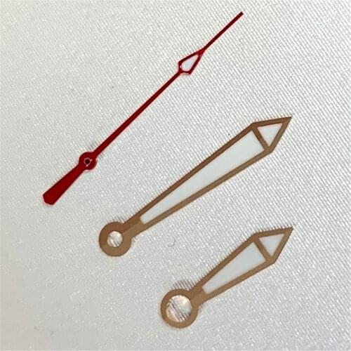 Silver/Rose Gold Hands Red Second Watch Pointer for NH35/NH36/4R36 Mechanical Movement