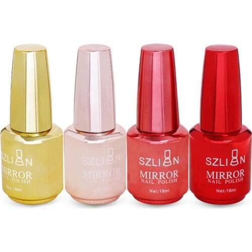 Metallic Nail Polish Magic Mirror Effect Harmless Long-Lasting Varnish Mirror Effect Long Lasting Nail Decor