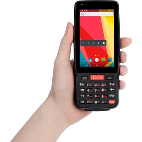 Touch screen android mobile pda 1d barcaode scanner with bluetooth/3g/wifi/gps/nfc reader