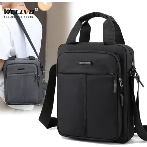 Mens Messenger Bag High Quality Male Ipad Handbags Waterproof Nylon Man Shoulder Bag Casual Business Travel Crossbody Bag X57C