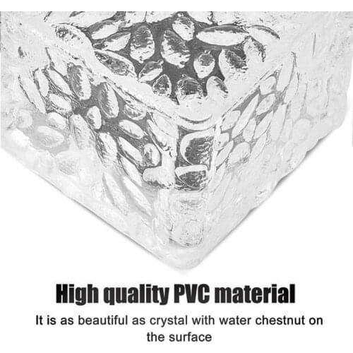 H58B LED Solar Powered Ice Cube Brick Light Crystal Brick Floor Ground Lamp Outdoor Pathway Patio Garden Lawn Decor