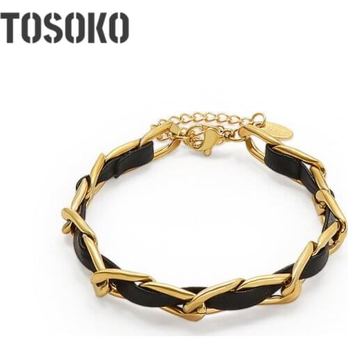 Кожаные браслеты TOSOKO China At AliExpress