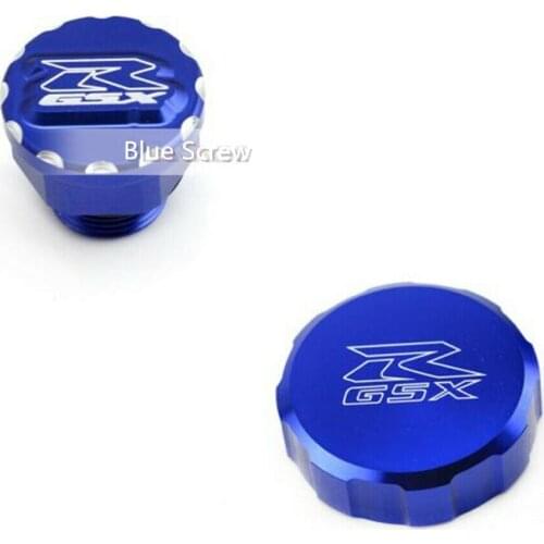 Oil Filler Cap Screw / Front Brake Reservoir Cover For Suzuki GSX-R 600 GSXR 750