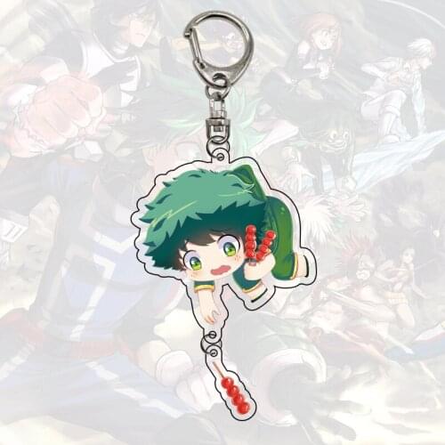 1pc Anime acrylic key chain My Hero Academia Boku hero academic All·Might keyrings keychain