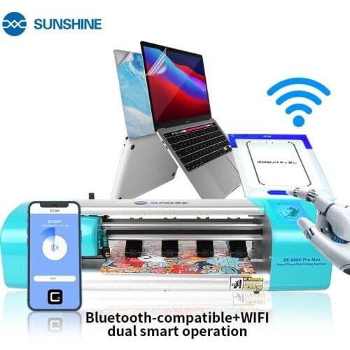 SUNSHINE SS-890c Pro Max Auto Intelligent Cutting Machine Flexible Hydrogel Film for Machine Tool Cutter Screen Protective Film