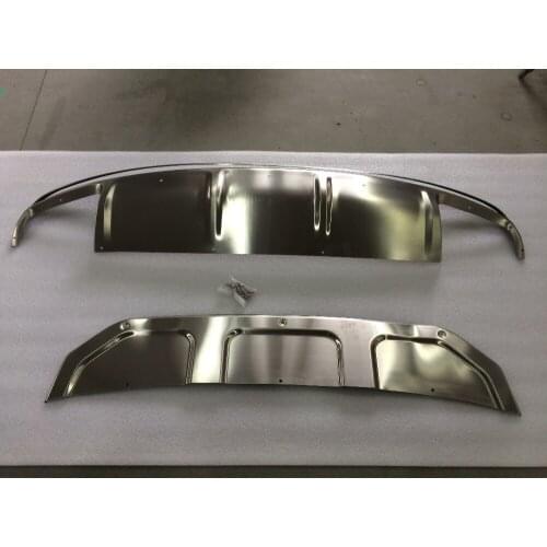 Stainless steel For Audi Q7 S-Line 2016 2017 bumper board guard skid plate skid panel bar Good quality