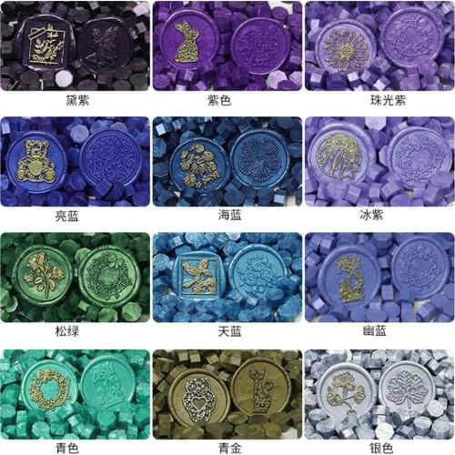 100pcs Wax Seal beans Stamp Beads for vintage craft Envelope Wedding Wax seal Ancient Sealing Wax stamp Making Tools