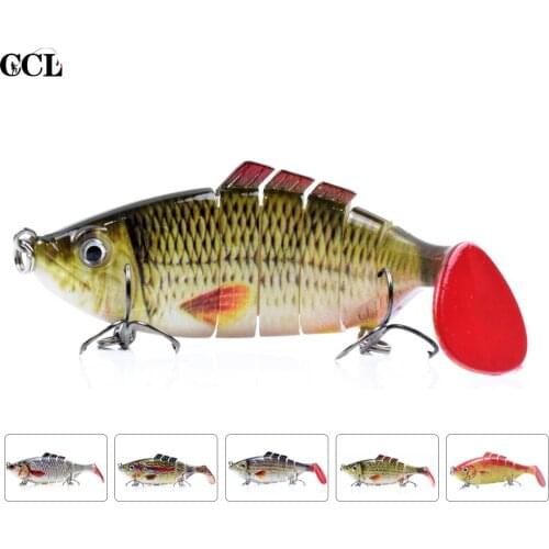 CCLTBA Multi Jointed Fishing Lures 10cm 16.5g Sinking Shad Bait Wobbler Hard Swimbait Fishing Tackle Bass Lure