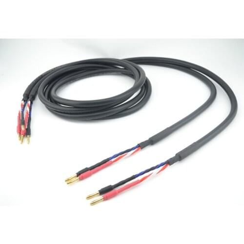 HI-End Prism Helix 8 Speaker Cable with banana plug cable 2.5M 8ft