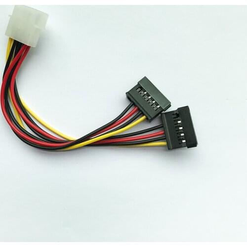 18cm SATA Power Cable 4Pin To SATA Two In One For Computer Desktop Gaming Case IDE To SATA Serial Port Converter Cable Adaptor