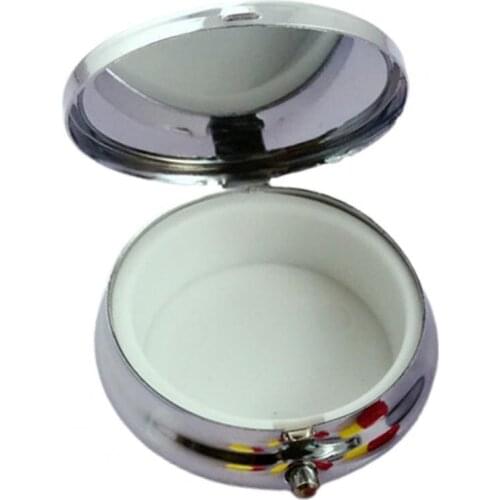 Drug Holder Safe Lightweight Metal Mini Pill Empty Box for Business Medicine Tablet Capsule Box Travel