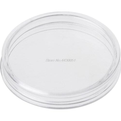 1 PC 38.6mm Round Acrylic Coin Capsule Clear Storage Holder For Silver Coin 1 oz Dropshipping
