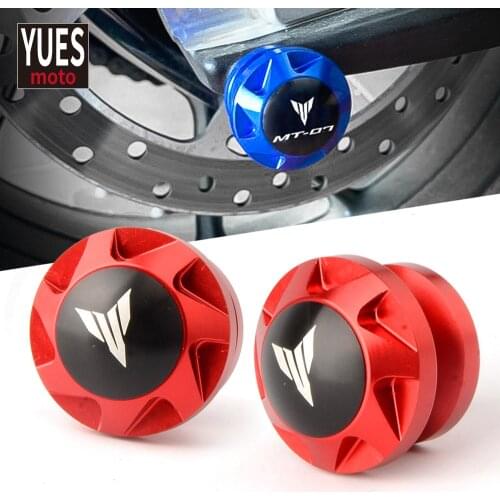 Moto Accessories Aluminum CNC Swingarm Sliders Spools Fit For YAMAHA MT03 MT25 MT09 MT10 MT 07 09 10 03 TRACER 900 GT 900GT